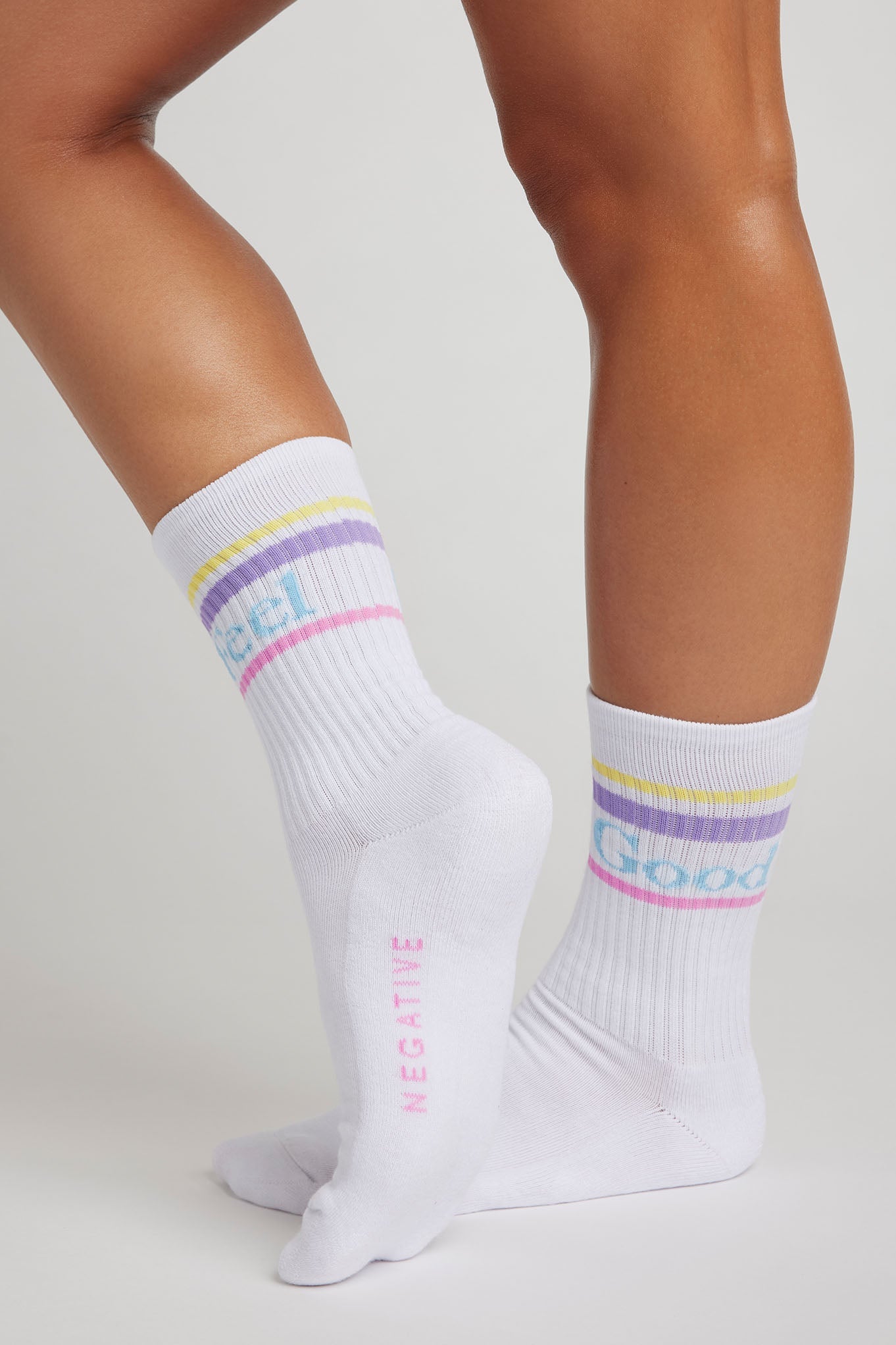 Feel Good Varsity Sock in Confetti